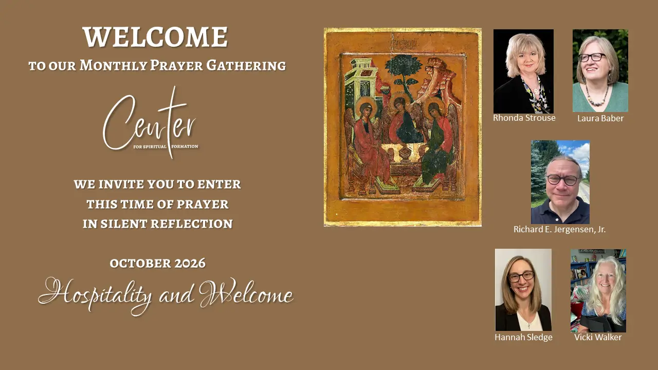Welcome to Our Monthly Prayer Gathering for October 2026 - Hospitality and Welcome
